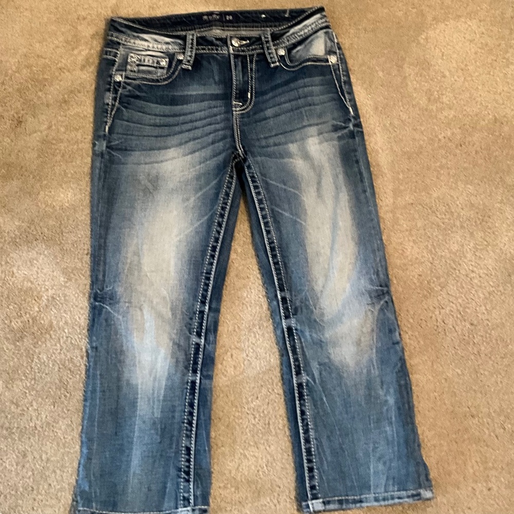 Miss Me, Women’s, Ankle Boot, Blue jeans, 28